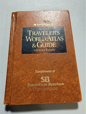 Rand McNally Traveler's World Atlas & Guide Executive Edition Hardcover